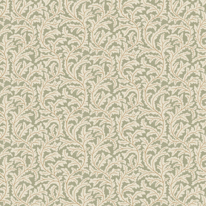 Frond Ogee Wallpaper - Sage - Josephine Munsey - JMW-102521 - Premier Wallcovering