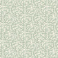 Frond Ogee Wallpaper - Radmoor Blue and Clarke White - Josephine Munsey - JMW-102531 - Premier Wallcovering