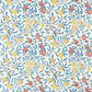 Fruit Fabric - Paradise Blue - Morris & Co - 520007 - Premier Wallcovering