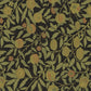 Fruit Weave Fabric - Black/Claret - Morris & Co - 230286 - Premier Wallcovering