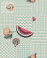 Frutta e Geometrico Wallpaper - Pastel - 123/6029 - Cole & Son - Premier Wallcovering
