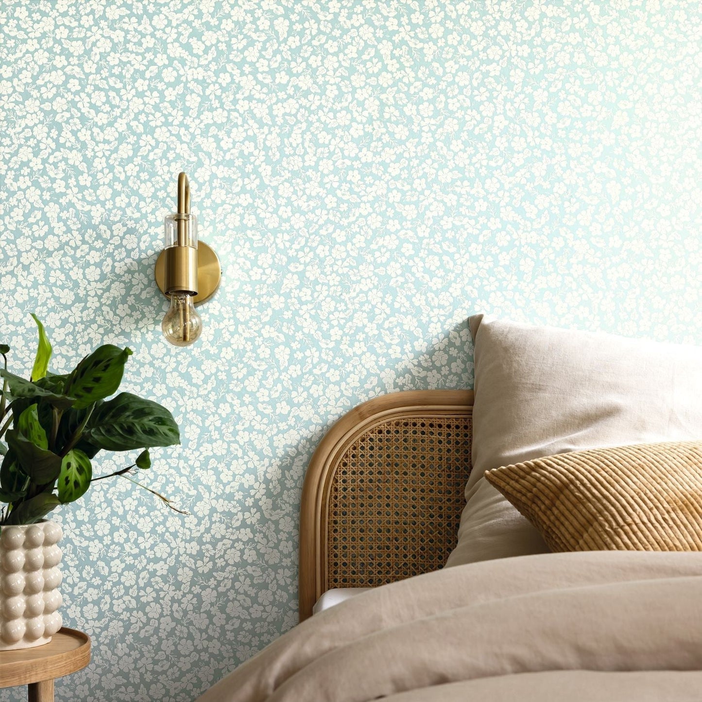 Funny Wallpaper - Blanc Bleu - Caselio - 104100613