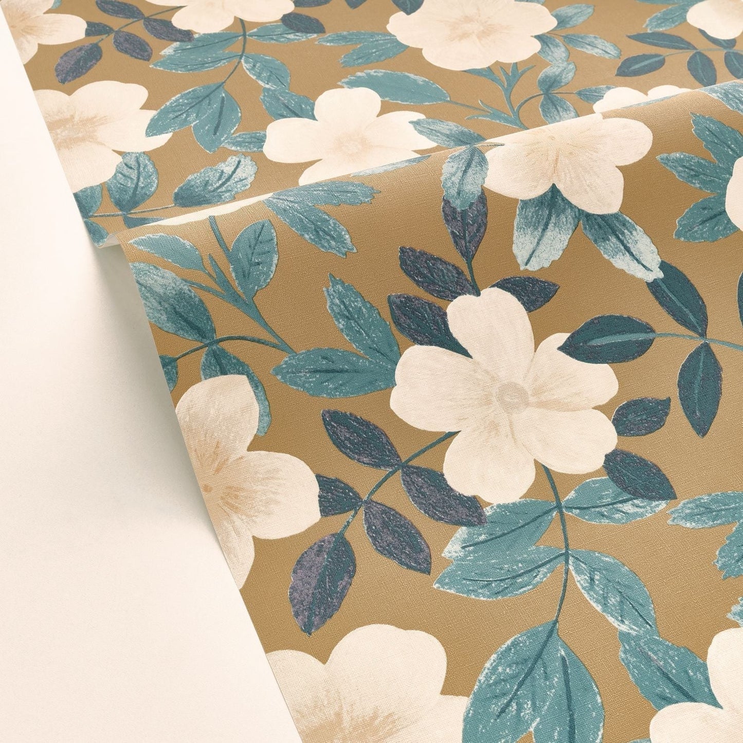 Gaia Wallpaper - Opaline Curry - Caselio - 103627124