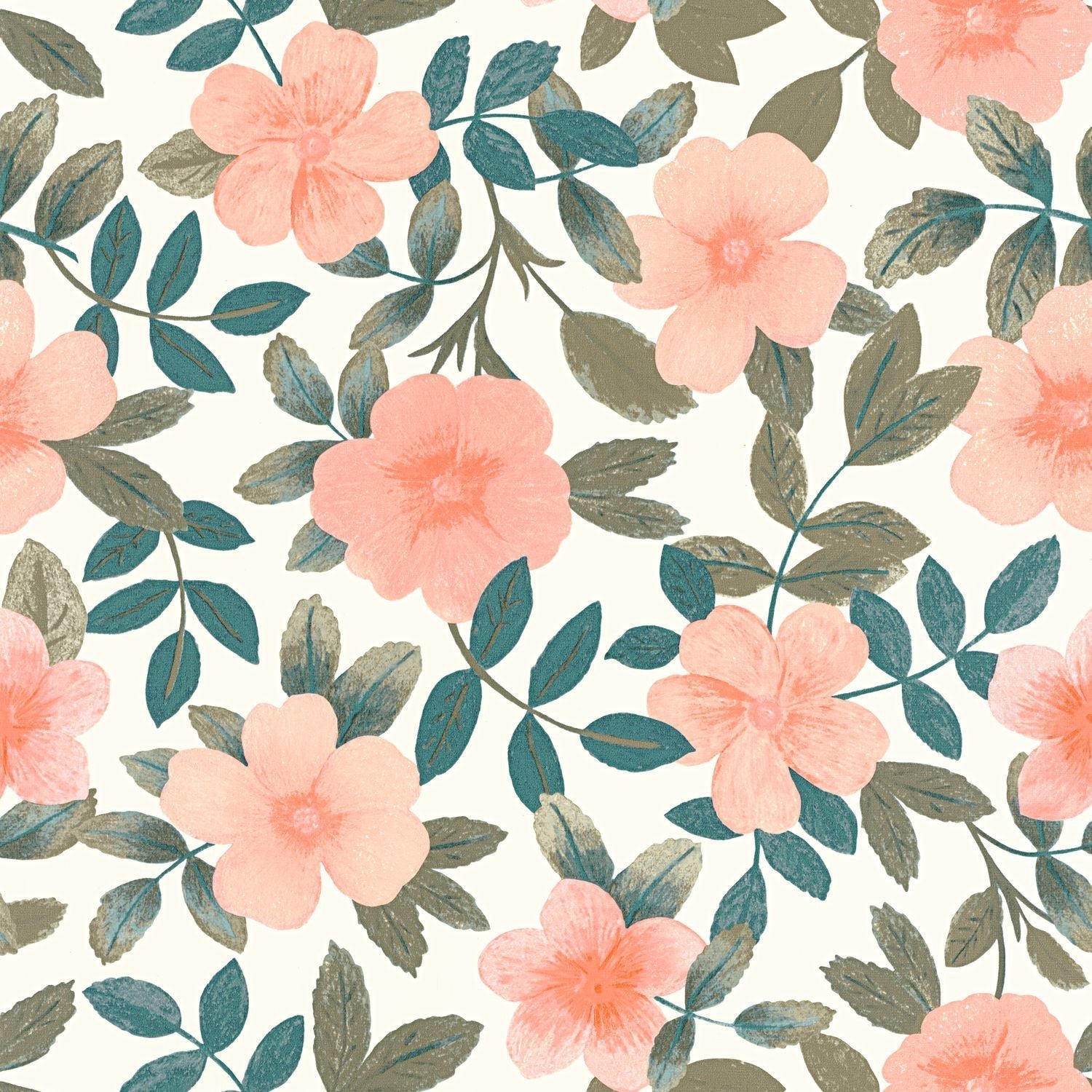 Gaia Wallpaper - Kaki Rose - Caselio - 103627240