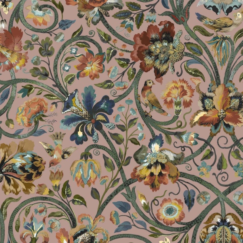 Gaia Wallpaper - Blush - House of Hackney - 1-WA-GAI-DI-BLS-XXX