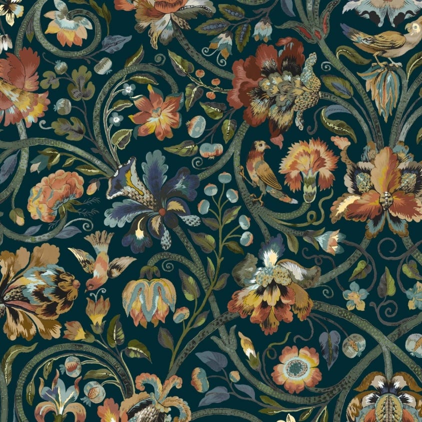 Gaia Wallpaper - Midnight - House of Hackney - 1-WA-GAI-DI-MID-XXX