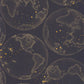Galilee Voyage Onirique Wallpaper - Bleu Nuit - Casadeco - 87297928 - Premier Wallcovering