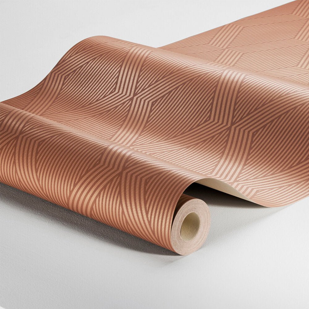 Garbo Wallpaper - Rusty Red/ Gold - Boråstapeter - 2014 - Premier Wallcovering
