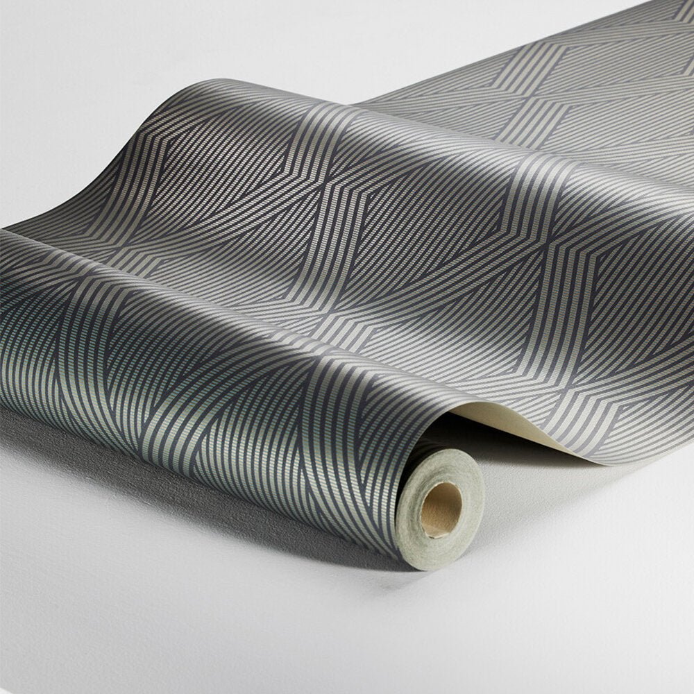 Garbo Wallpaper - Blue/ Gold - Boråstapeter - 2013 - Premier Wallcovering