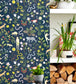 Garden Of Eden Wallpaper - Midnight - NART112795 - Scion