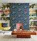Garden Of Eden Wallpaper - Midnight - NART112795 - Scion