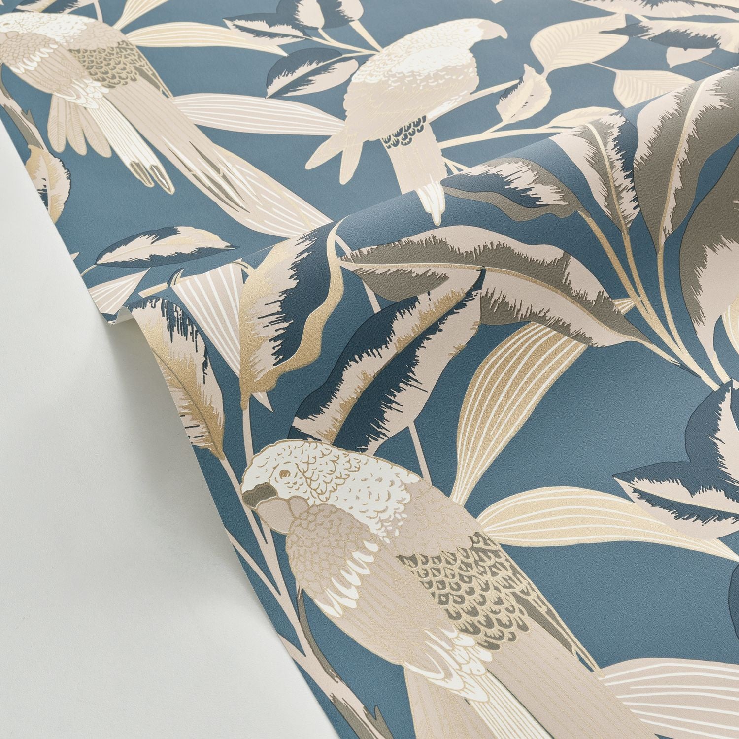 Gary Wallpaper - Bleu Paon - Caselio - 103796231