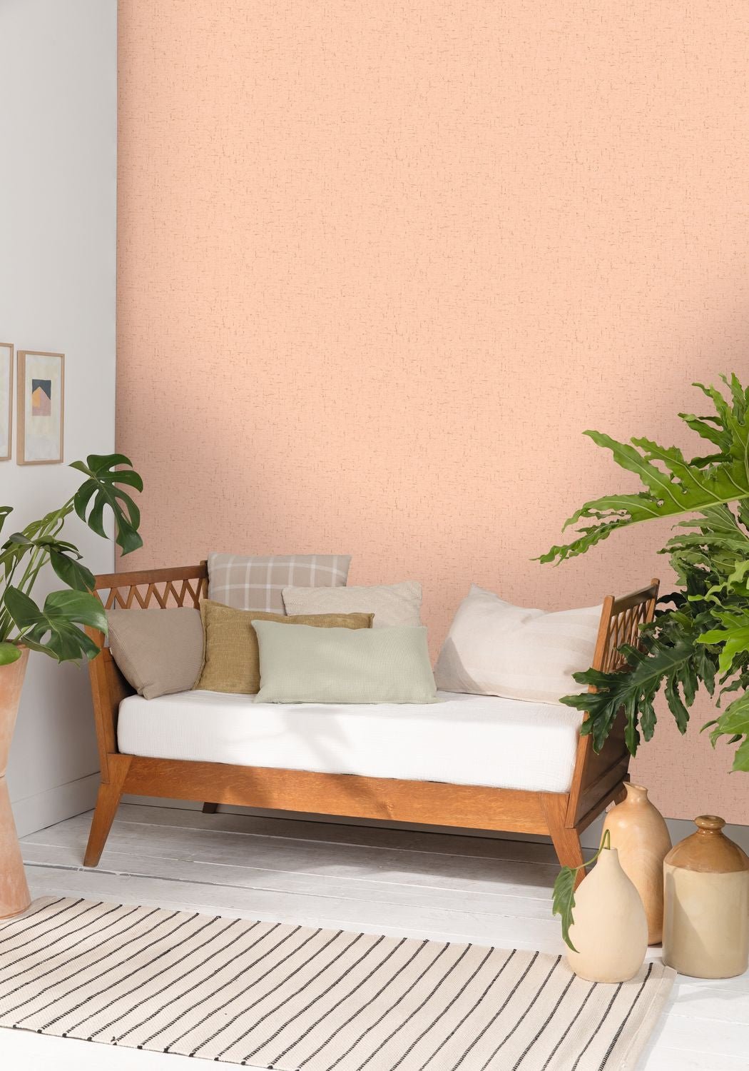 Gaze Metal Wallpaper - Rose - Caselio - 103774229