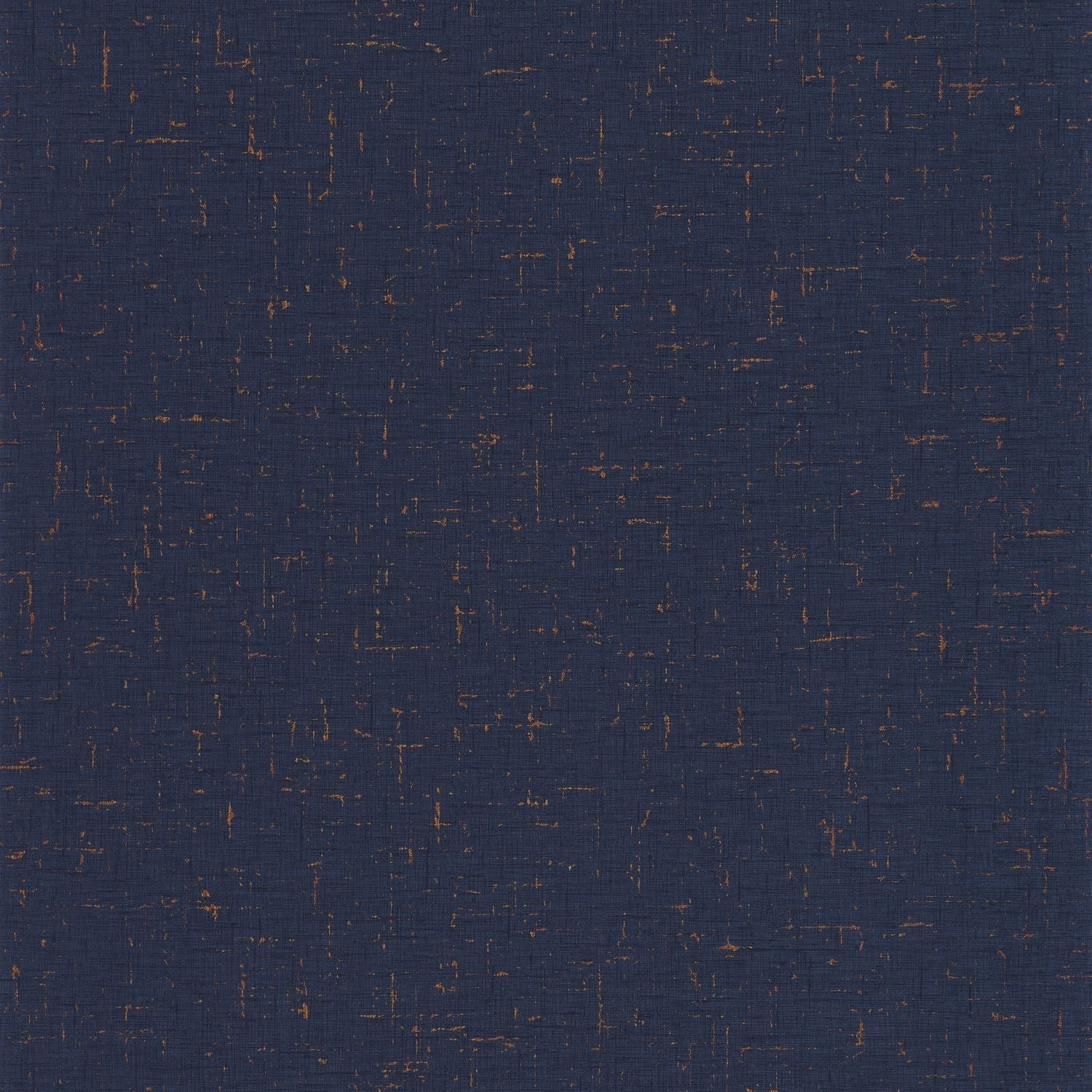 Gaze Metal Wallpaper - Bleu Nuit - Caselio - 103776552