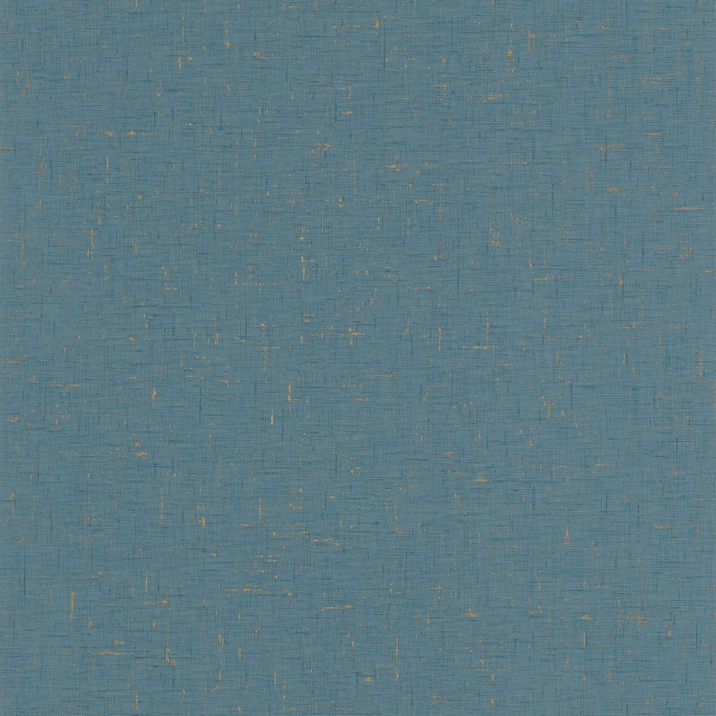 Gaze Metal Wallpaper - Bleu Canard - Caselio - 103776231