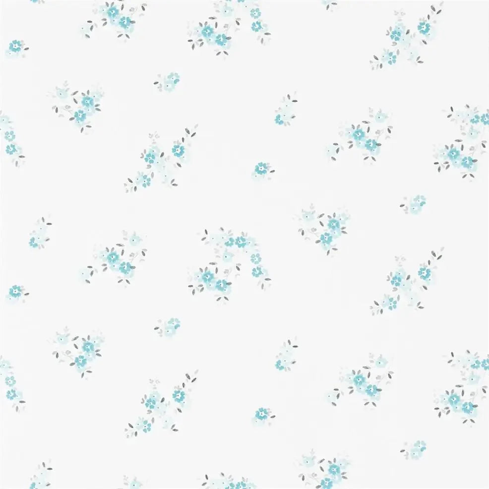 Gentian Wallpaper - Aqua - P588/03 - Designers Guild