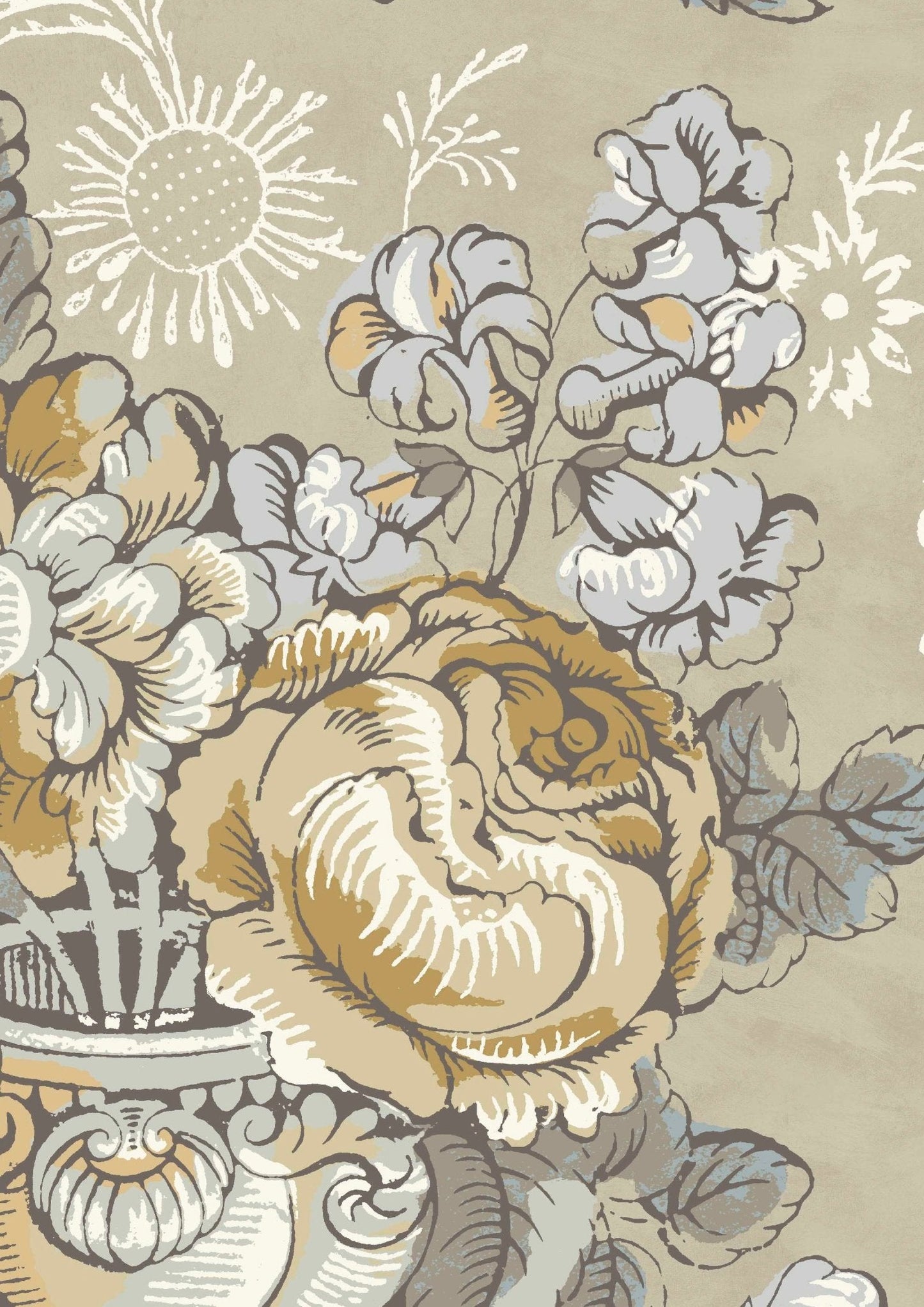 Lewis & Wood - Georgia - Gold Slate - Premier Wallcovering