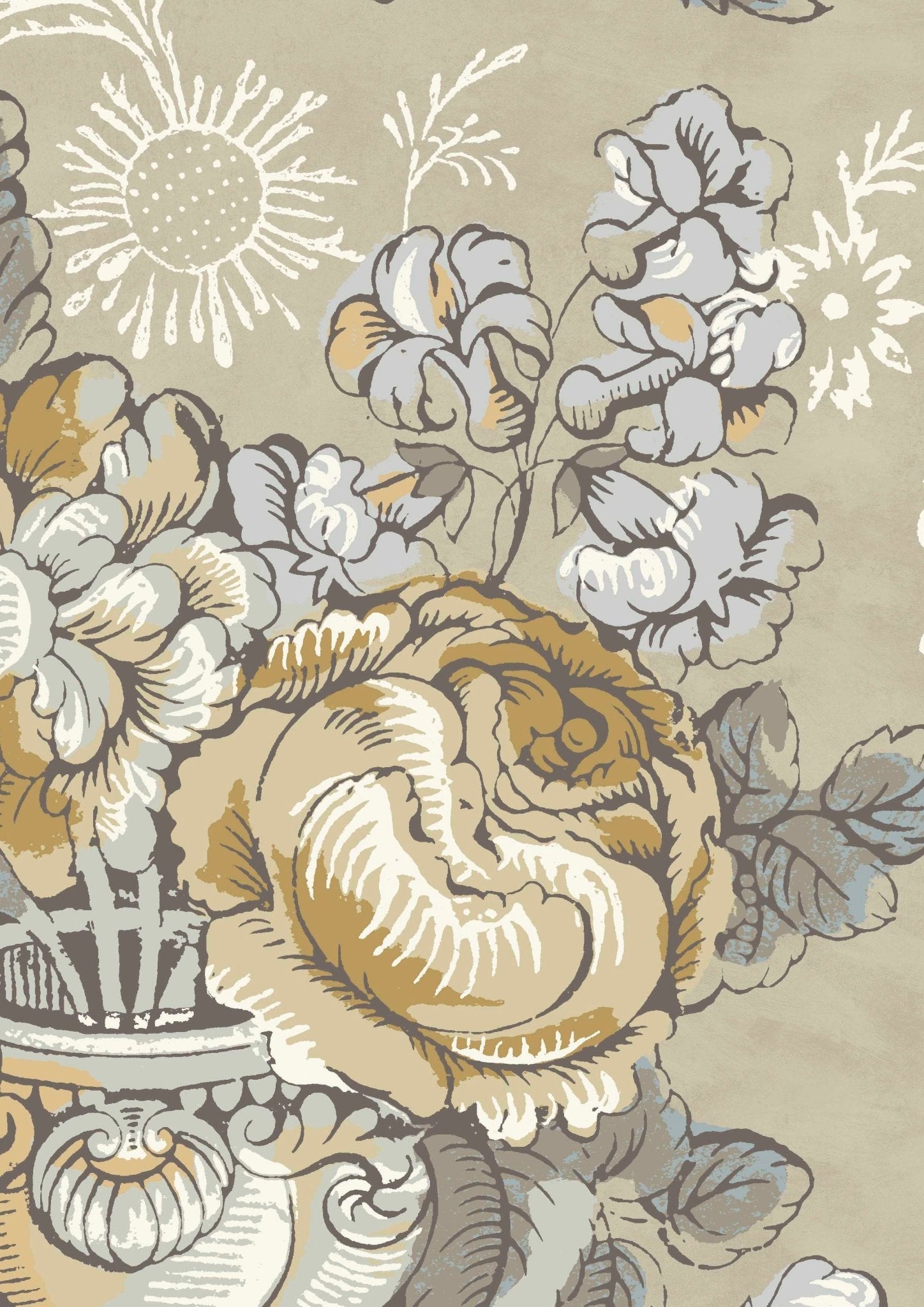 Lewis & Wood - Georgia - Gold Slate - Premier Wallcovering