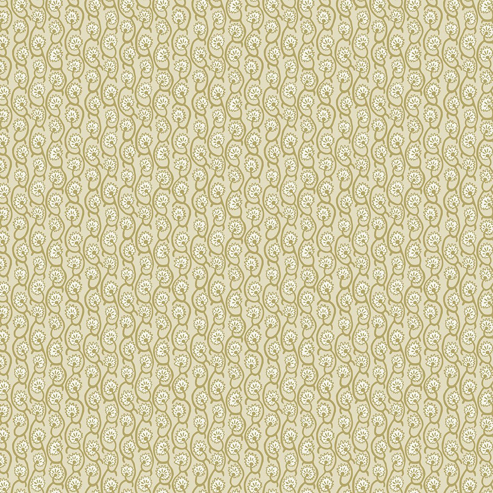Geranium Stripe Wallpaper - Meadow - Maitland Green - Skirting White - Josephine Munsey - GER-026-021-043 - Premier Wallcovering