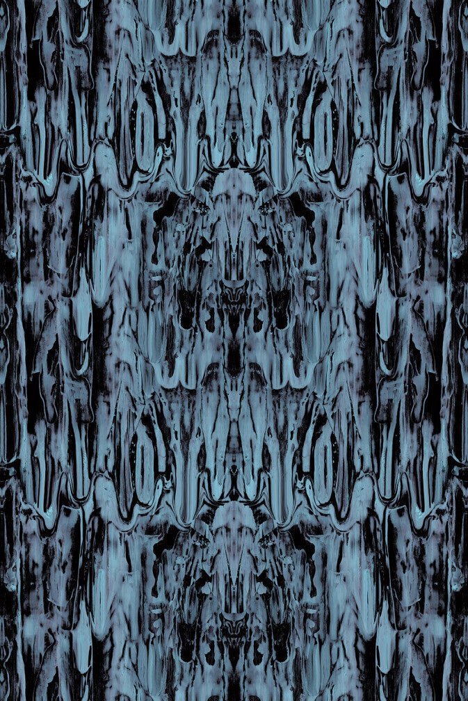 Gerhard Gum Velvet Fabric - Celestial - Timorous Beasties - DIGI/GGUM/40101/01 - Premier Wallcovering