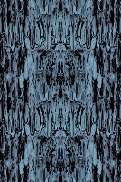 Gerhard Gum Velvet Fabric - Celestial - Timorous Beasties - DIGI/GGUM/40101/01 - Premier Wallcovering