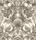 Gibbons Carving Wallpaper - Soot on Stone - 118/9020 - Cole & Son - Premier Wallcovering