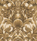 Gibbons Carving Wallpaper - Metallic Gold on Sand - 118/9019 - Cole & Son - Premier Wallcovering