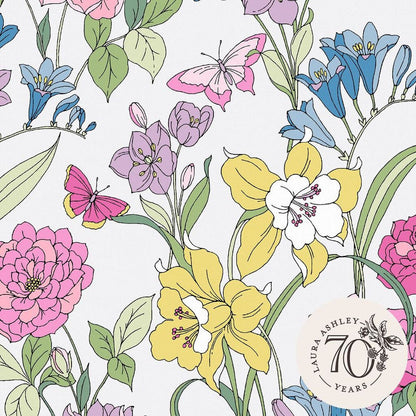 Gilly Wallpaper - Multi - Laura Ashley - 119846 - Premier Wallcovering