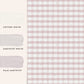 Gingham Pale Wallpaper - Amethyst Purple - Laura Ashley - 119865 - Premier Wallcovering