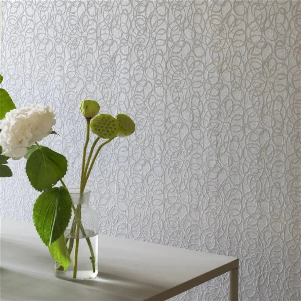 Girandole Wallpaper - Dove - PDG690/03 - Designers Guild
