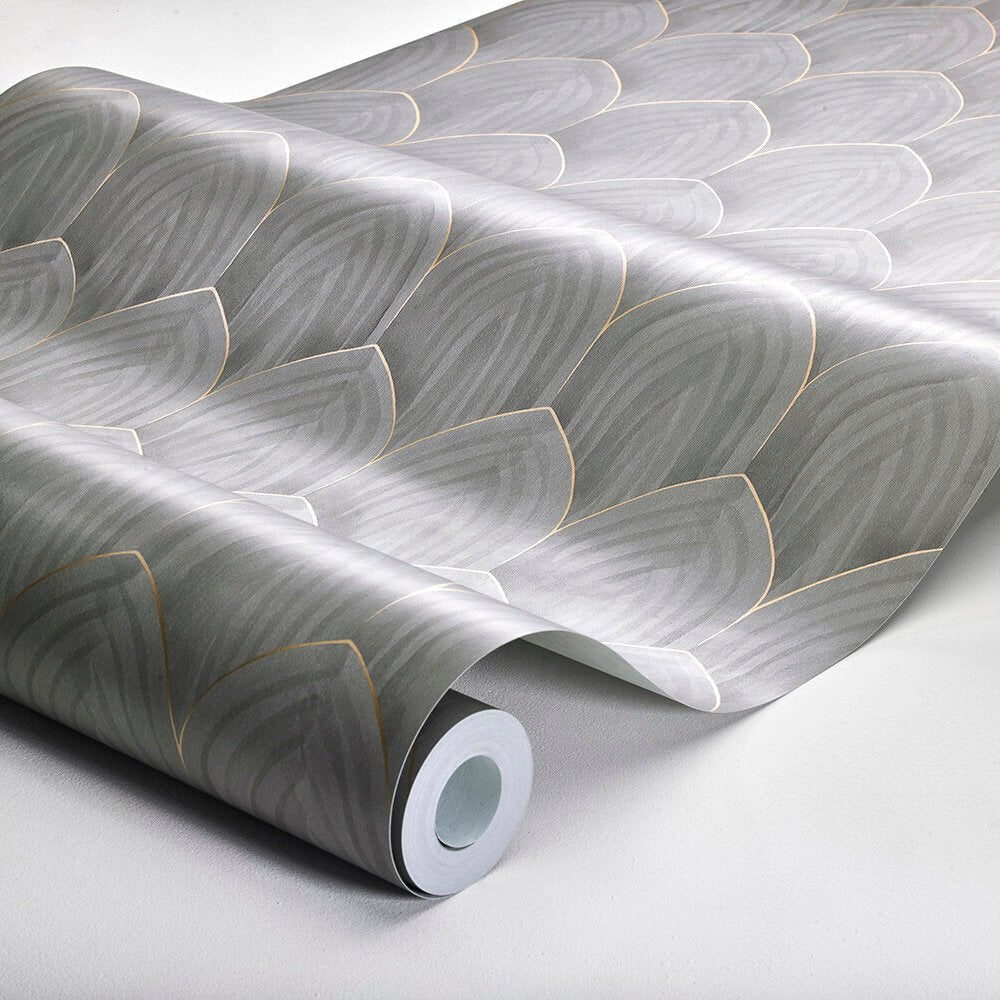 Golden Arches Wallpaper - Charcoal - Boråstapeter - 4277 - Premier Wallcovering