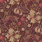 Golden Lily Wallpaper - Fig/Burnt Orange - 210402 - Morris & Co - Premier Wallcovering