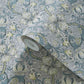 Golden Lily Wallpaper - Slate/Dove - Clarke & Clarke - W0174/02 - Premier Wallcovering