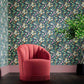 Golden Lily Wallpaper - Galactic Ink - 510007 - Morris & Co
