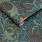 1-WA-GOL-DI-NVY-XXX - Golden Lily Wallpaper - Midnight - House of Hackney