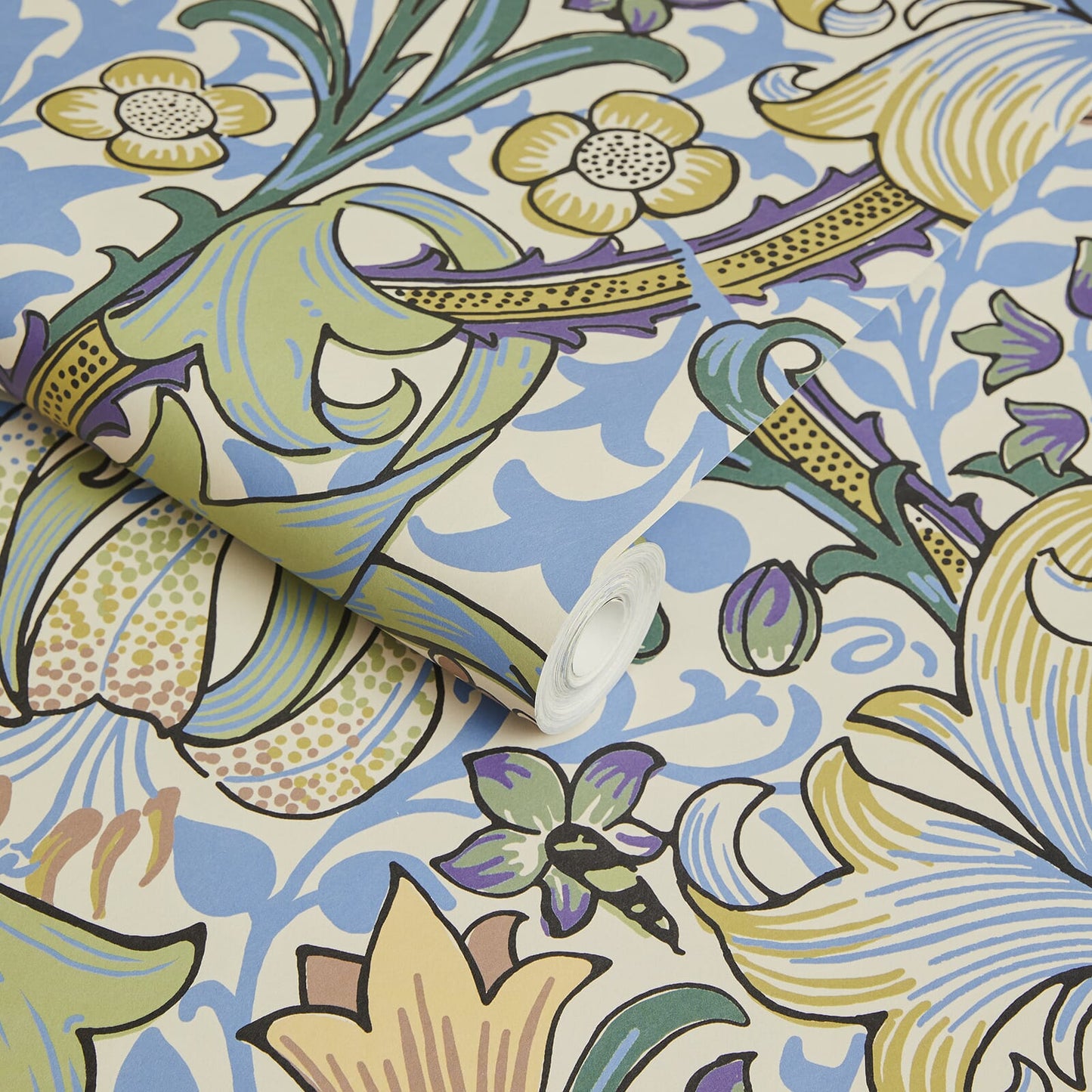 Golden Lily Wallpaper - Sky - House of Hackney - 1-WA-GOL-DI-SKY-XXX