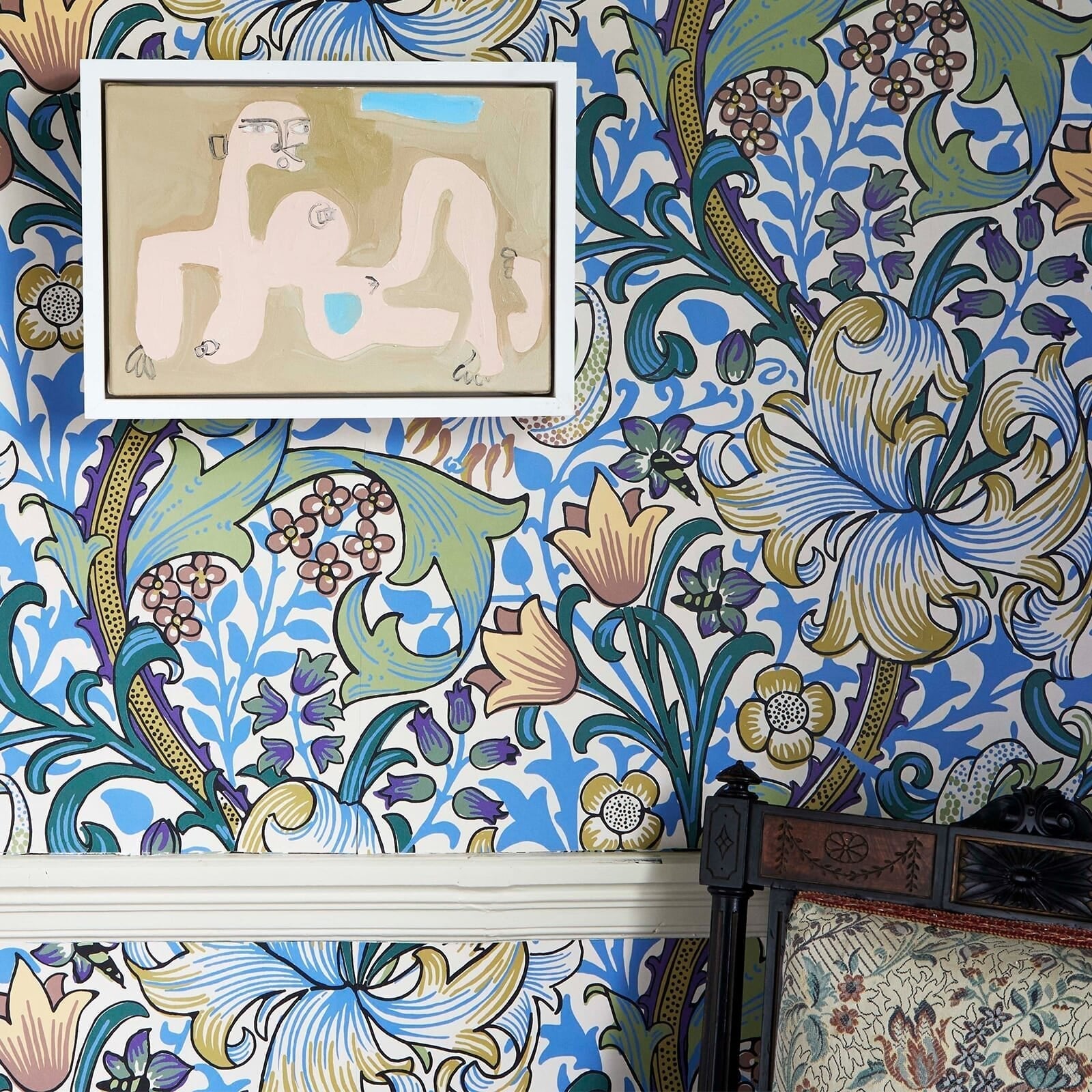 Golden Lily Wallpaper - Sky - House of Hackney - 1-WA-GOL-DI-SKY-XXX