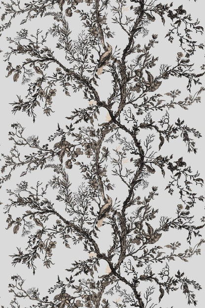 Golden Oriole Superwide Wallpaper - Carrara White - Timorous Beasties - SWP/GOR/01 - Premier Wallcovering