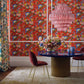 Golden Parrot Wallpaper - Coral - Clarke & Clarke - W0130/01 - Premier Wallcovering