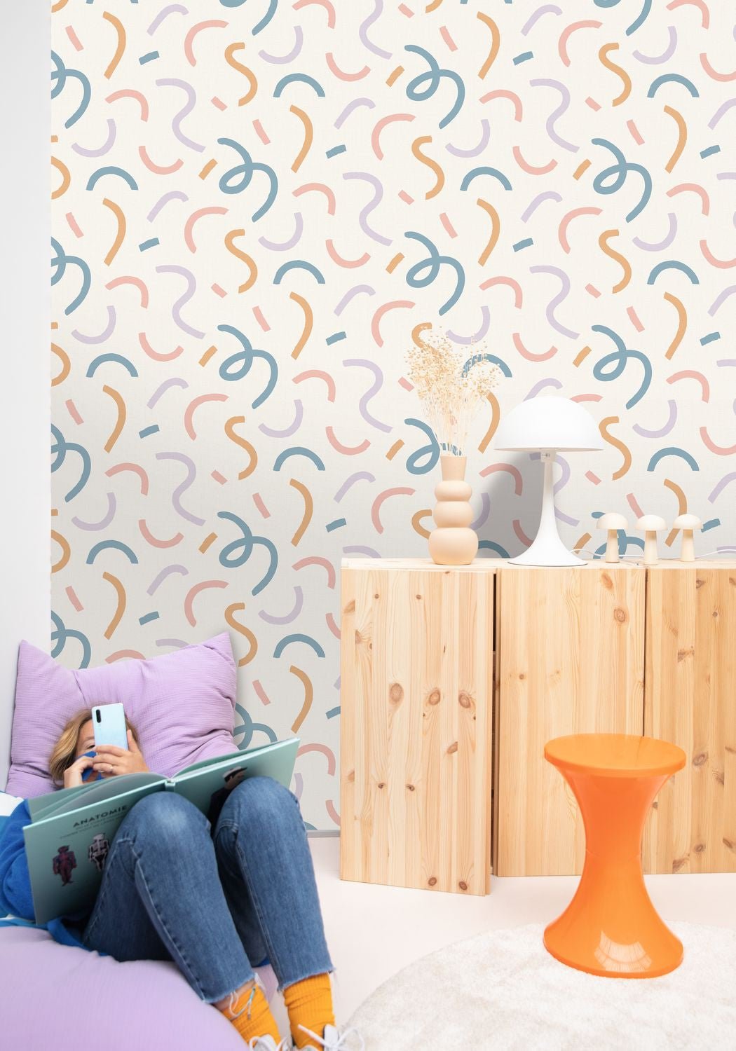 Good Vibes Only Wallpaper - Rose Jaune - Caselio - 103394028