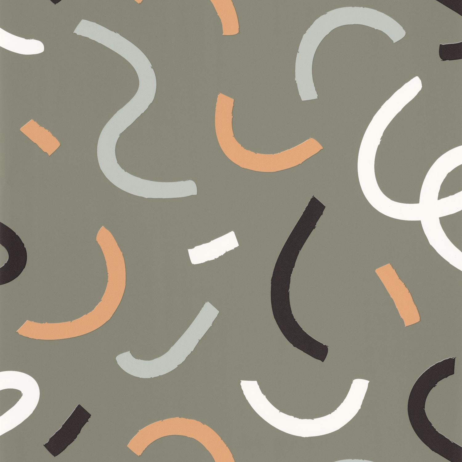 Good Vibes Only Wallpaper - Kaki - Caselio - 103397010