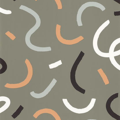 Good Vibes Only Wallpaper - Kaki - Caselio - 103397010