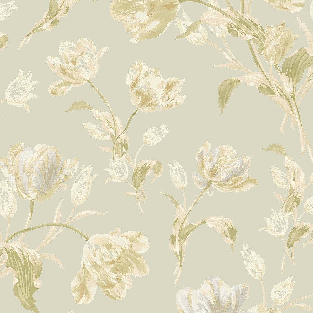 Gosford Wallpaper - Sage Green - Laura Ashley - 122769 - Premier Wallcovering