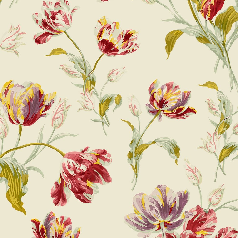 Gosford Wallpaper - Cranberry - Laura Ashley - 113400 - Premier Wallcovering