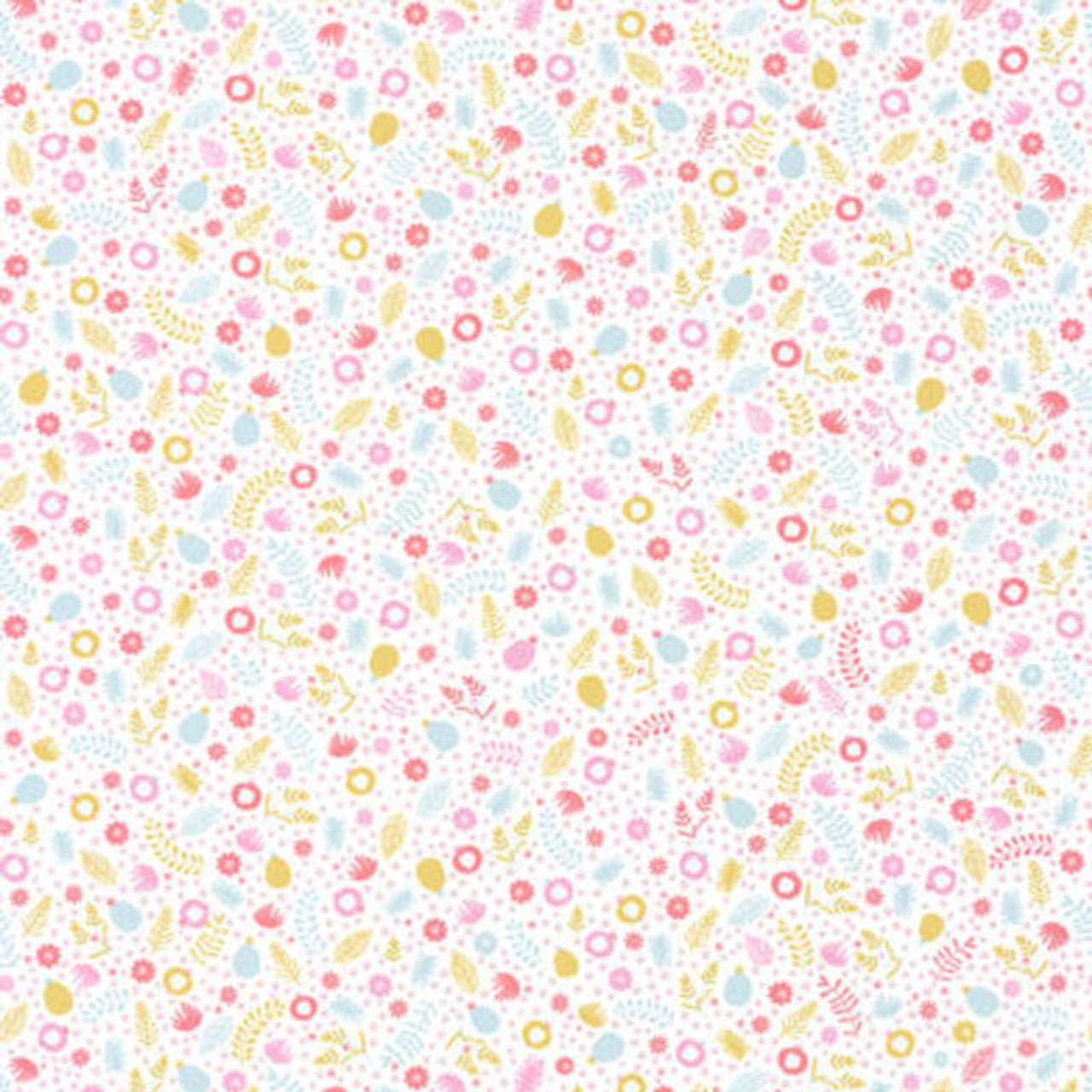 Gourmande Rose & Nino Wallpaper - Rose - Casadeco - 85544416 - Premier Wallcovering