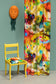 Graffiti All Over Velvet Fabric - Original - Timorous Beasties - DIGI/GRFA/40008/01 - Premier Wallcovering