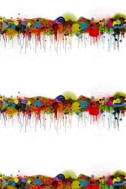 Graffiti Horizon Superwide Wallpaper - Original - Timorous Beasties - ROR/GRFH/OBRN/01 - Premier Wallcovering