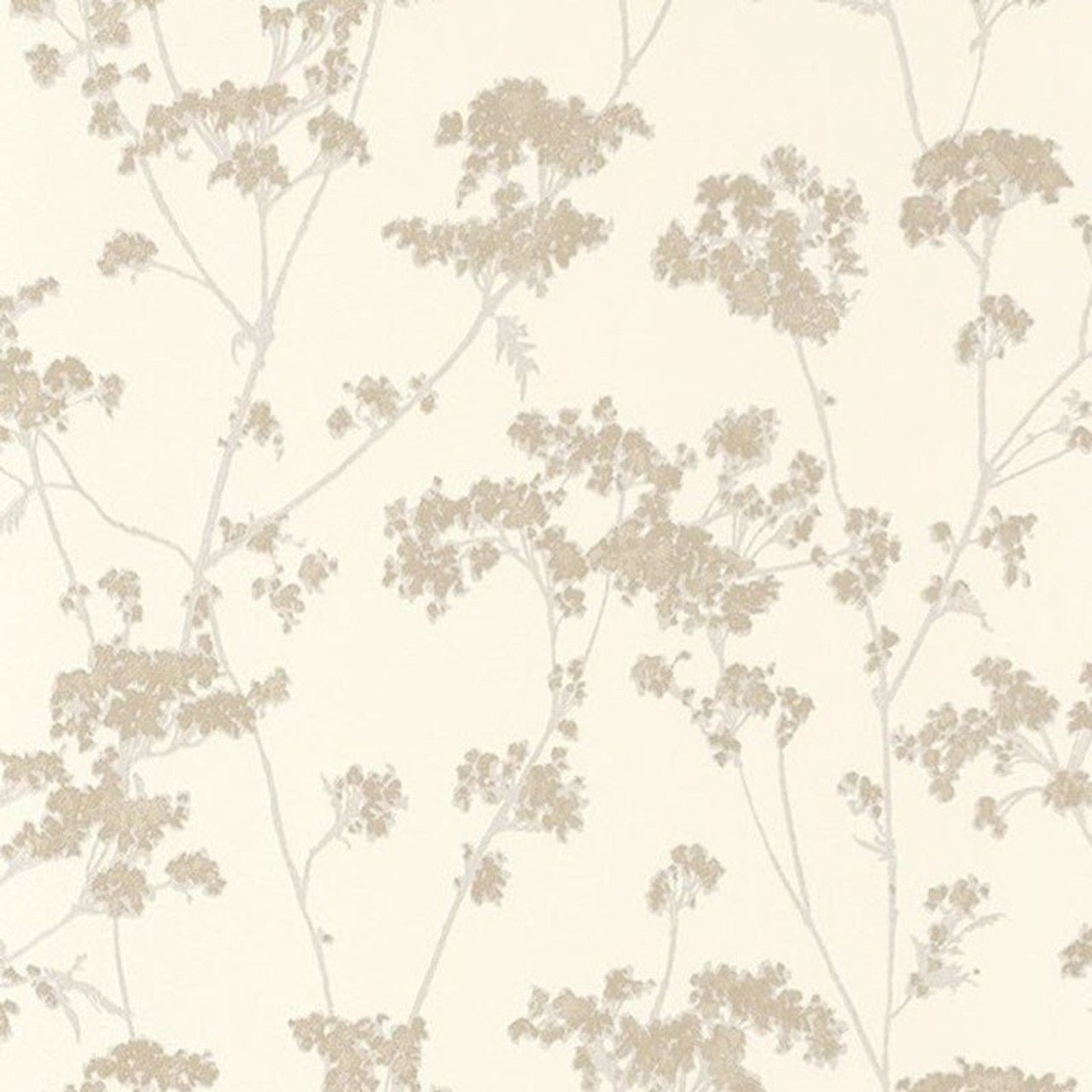 Graminees Riverside 3 Wallpaper - Blanc - Casadeco - 85290226 - Premier Wallcovering