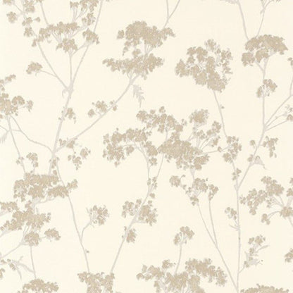 Graminees Riverside 3 Wallpaper - Blanc - Casadeco - 85290226 - Premier Wallcovering