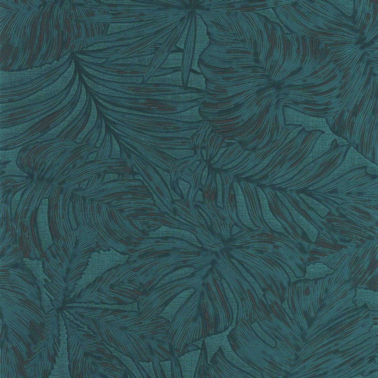 Granada Nicaragua Wallpaper - Bleu Canard - Casadeco - 86436444 - Premier Wallcovering